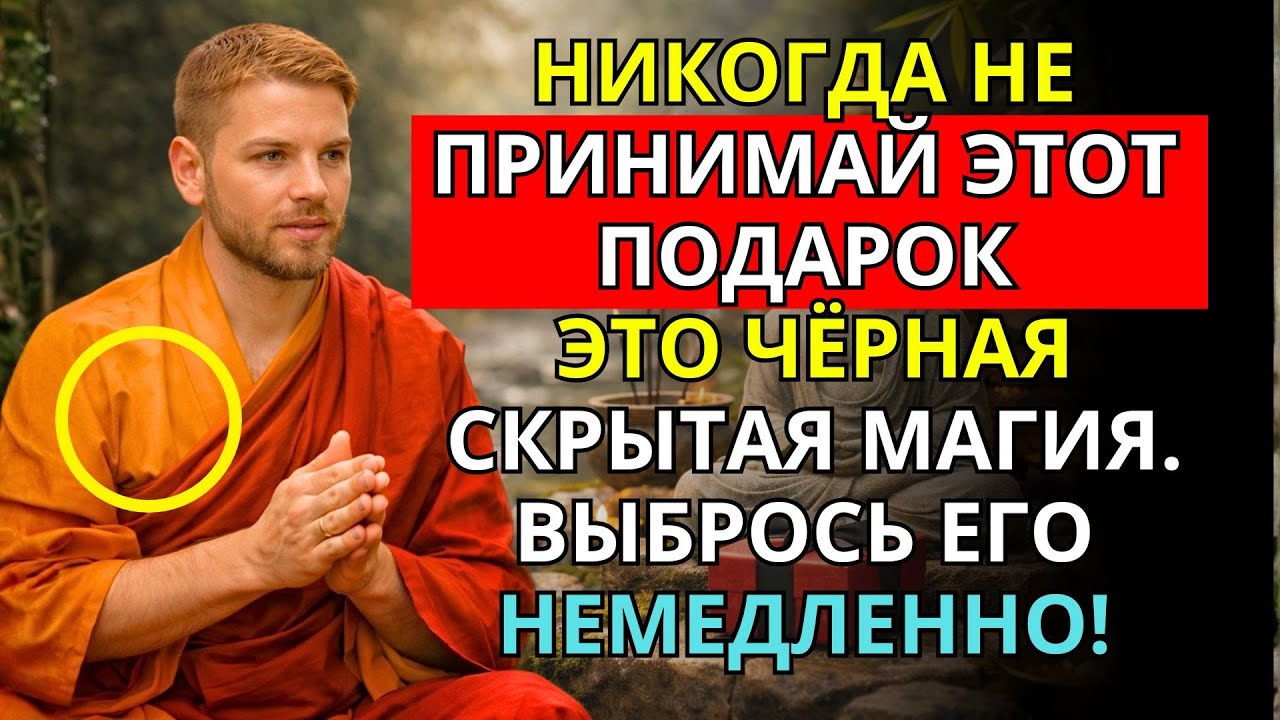 👉 ЕСЛИ КТО-ТО ПОДАРИТ ТЕБЕ ЭТО — НЕМЕДЛЕННО ВЫБРОСЬ. ЭТО ЗАМАСКИРОВАННОЕ КОЛДОВСТВО | БУДДИЗМ