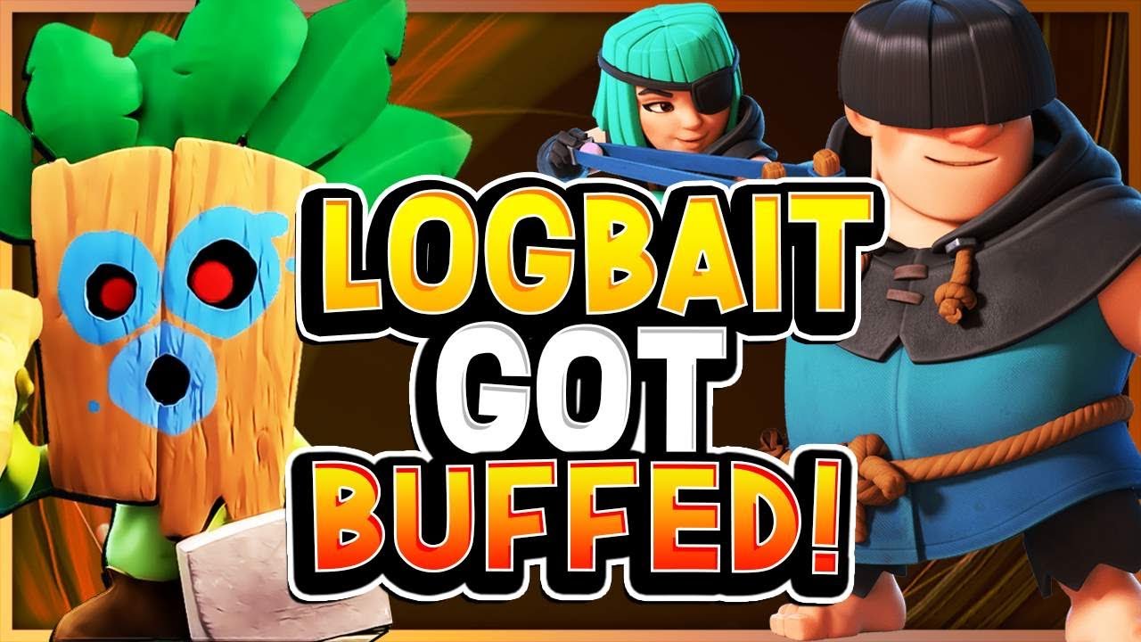 #1 LOG BAIT DECK after NEW BALANCE CHANGES! - CLASH ROYALE