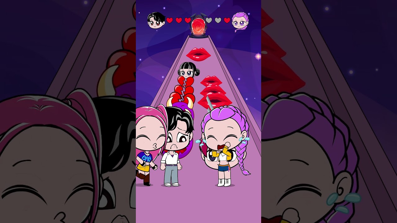 New DEMON KISS Run: Rumi vs. Jinu Day 64 Challenge 👹 | K-pop Demon Hunters