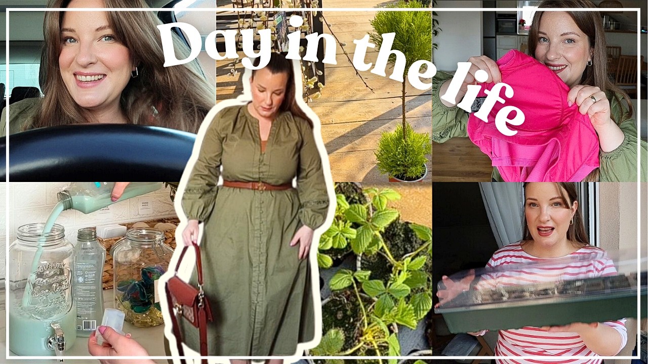 PRODUKTIVAN PROLJETNI DAN: Nova frizura, sijemo rasadu 🌱, kuhanje, kuća i TRY ON haul 🧺