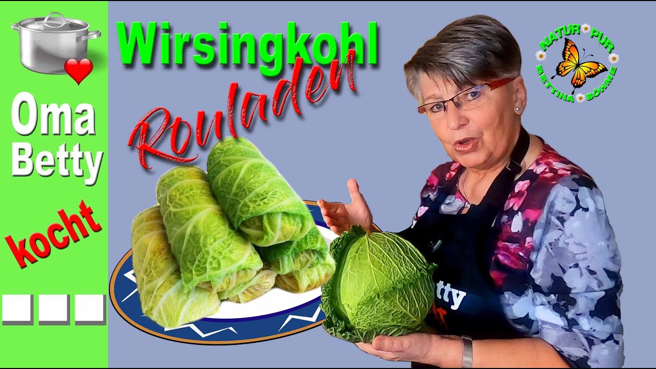 Wirsingkohlroulade - ein traditionelles Gericht aus meinem alten Rezeptbuch