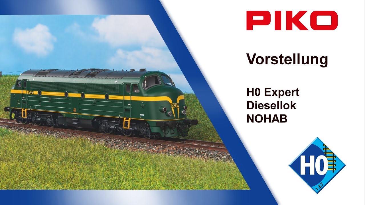 PIKO [V121] H0 Expert Diesellok NOHAB #52480ff