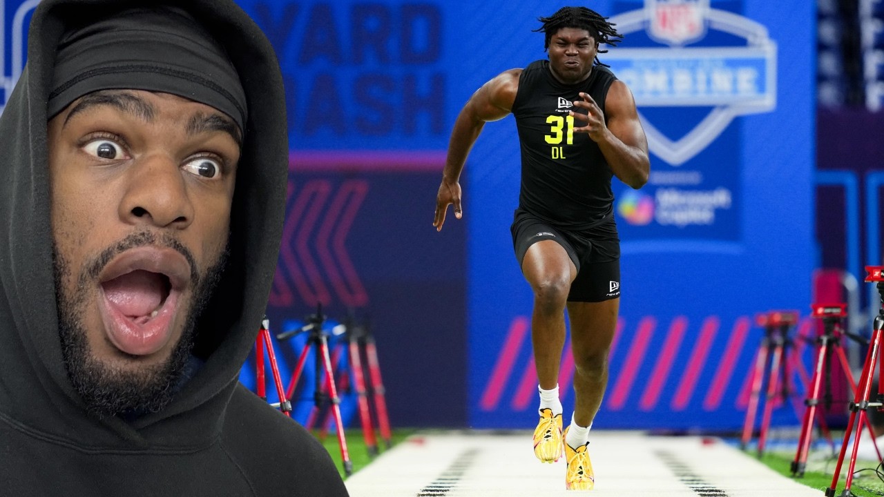 Hunt Reacts To The 2026 NFL Combine Edge Rusher 40 Yard Dashes