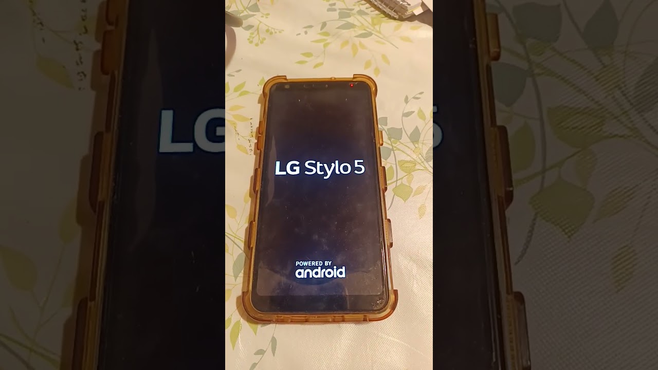 LG Stylo G5 startup has Battery full!