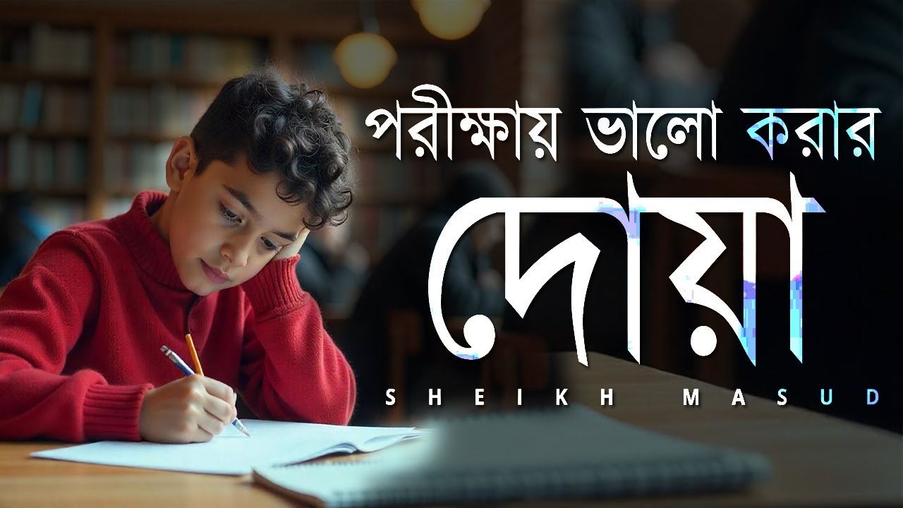 পরীক্ষায় ভালো করার দোয়া। Dua for doing well in Exam | Sheikh Masud