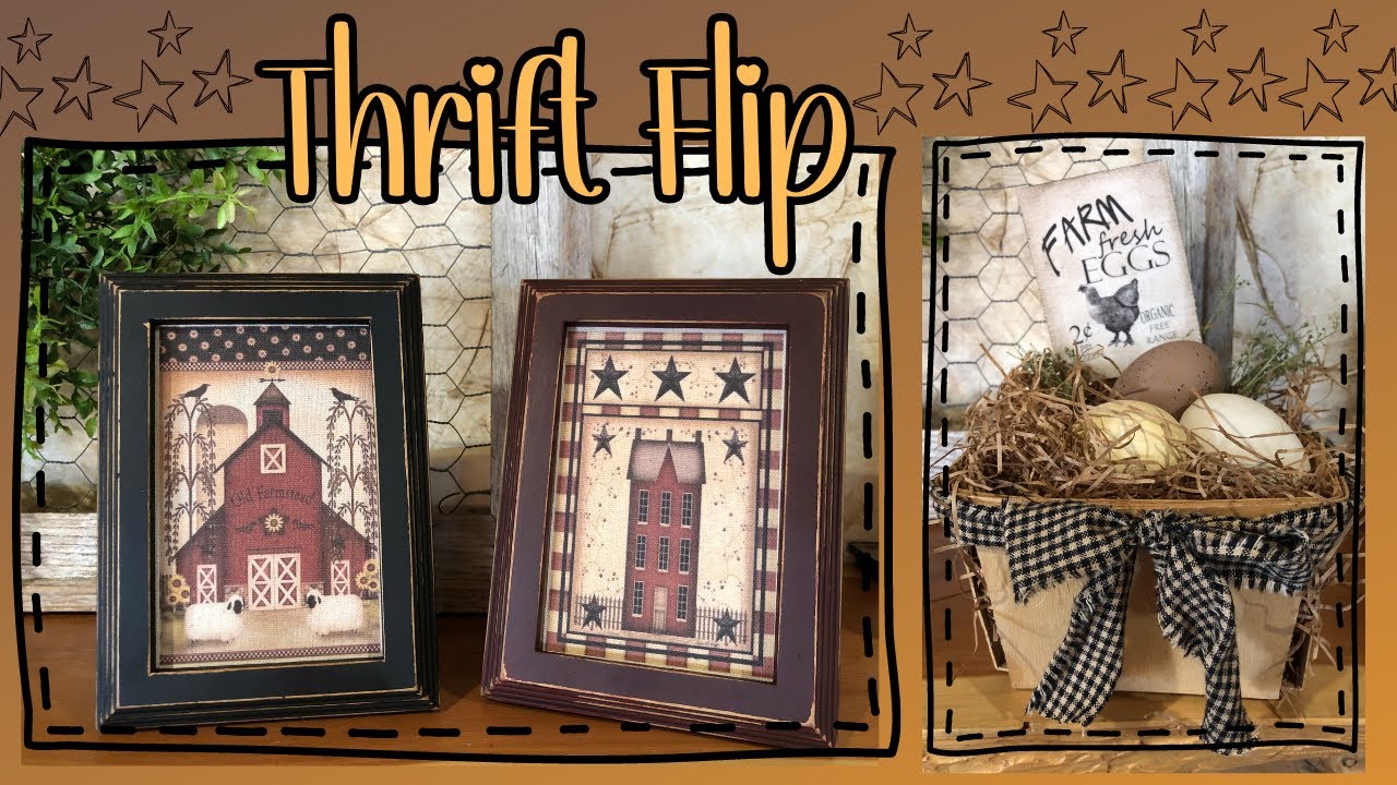Thrifted Primitive Country Decor DIY'S