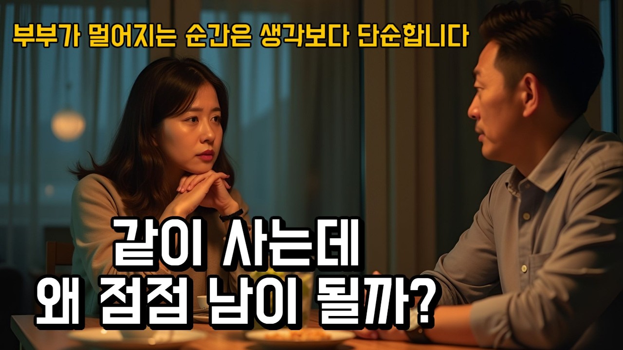 결혼이 흔들리는 진짜 원인 4가지