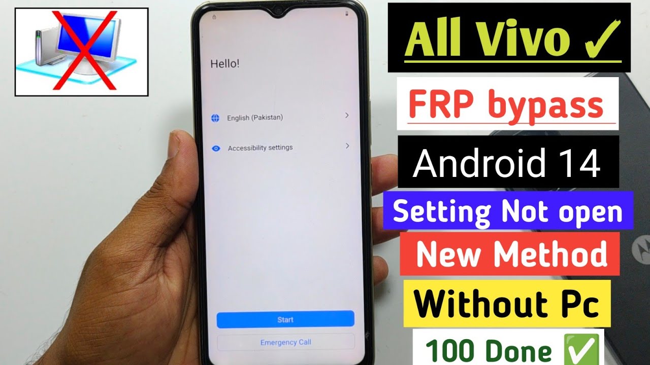 #Vivo Android 14 Frp Bypass Unlock | Setting Not open | New Method 2025 - Without PC 