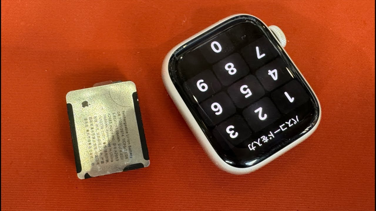 【自力ではバカには無理だよ！】Apple Watch 7 41mm バッテリー交換修理