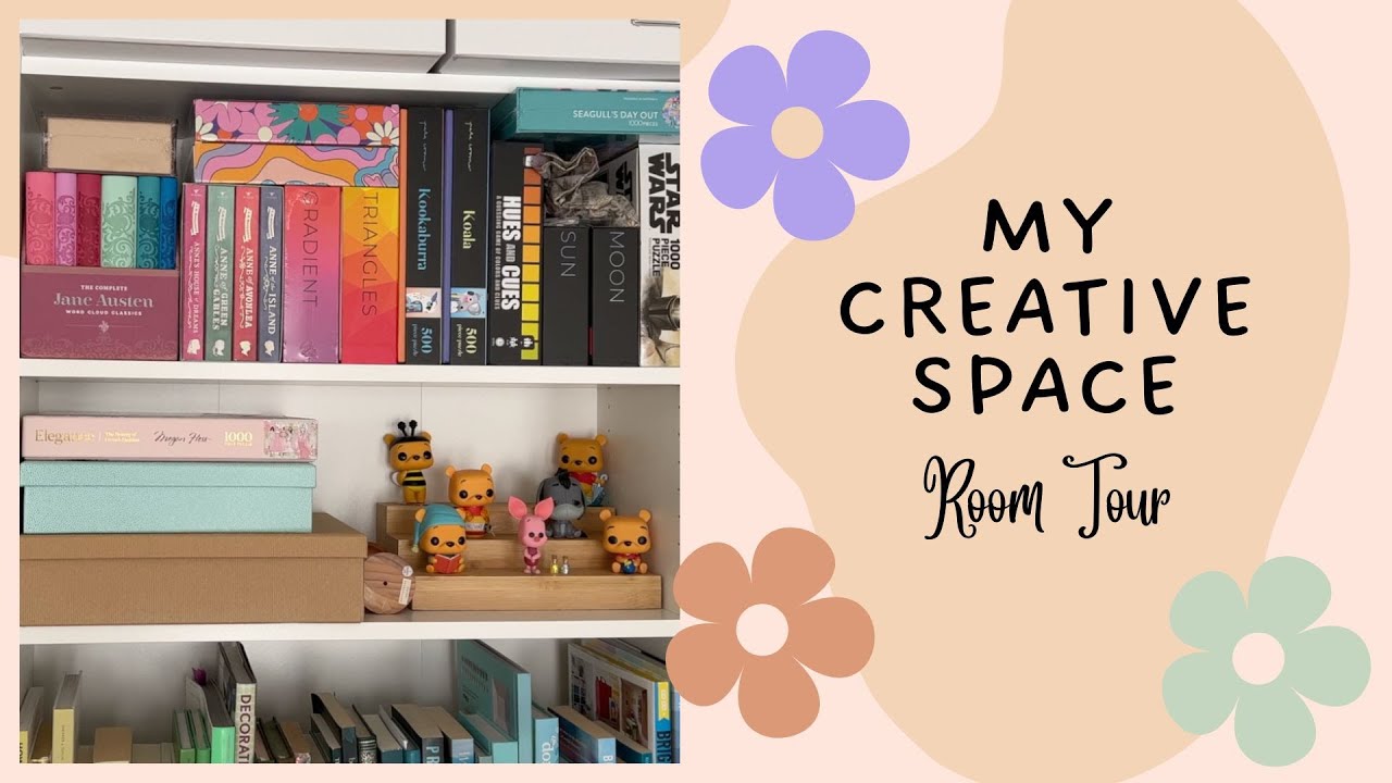 My Creative Space Room Tour - Adult Colouring