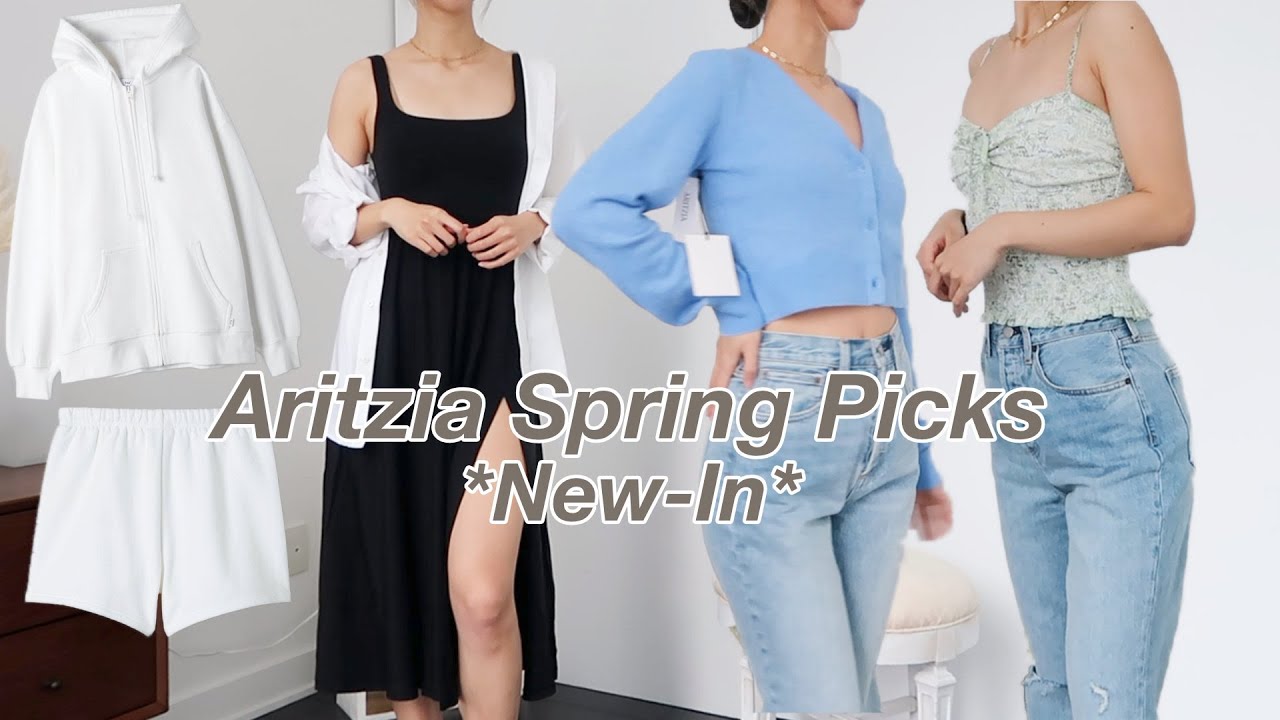 ARITZIA SPRING NEW-IN HAUL | Cute Spring Tops & Loungewear