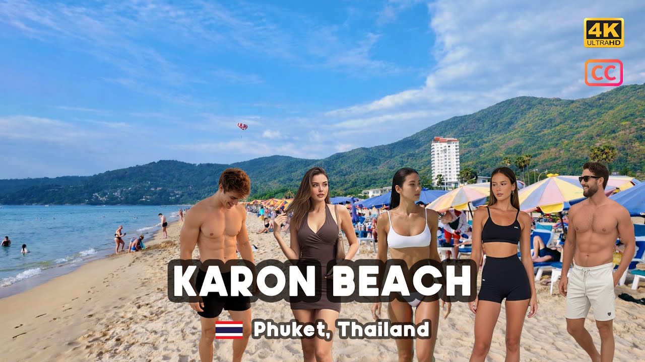 4K 🇹🇭 Karon Beach 2026 High season in Phuket Thailand 