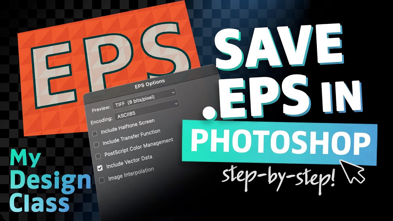 Как сохранить EPS-файл в Photoshop ✅
