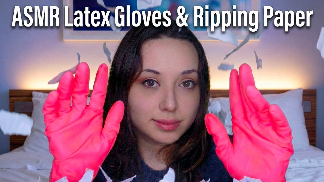 You'll Fall Asleep in 3 Minutes 🌙 ASMR ita Latex Gloves & Relax Paper Ripping Shivers GUARANTEED