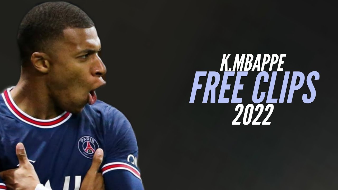 Kylian Mbappe ⚫ Free Clip / No Watermark ⚪ Free To Use 🌑 HD