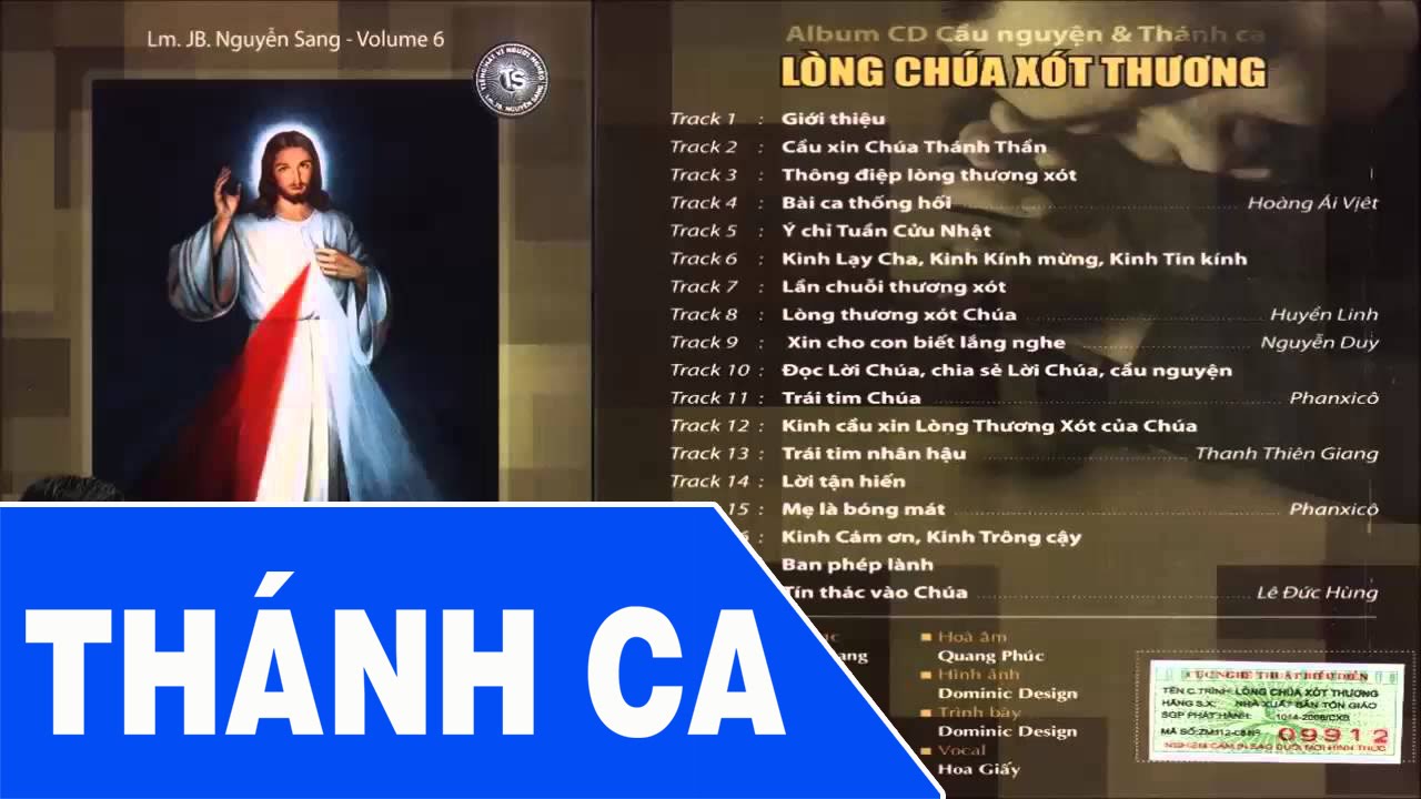 Th&aacute;nh Ca Nguyễn Sang | Album Vol 6 L&ograve;ng Ch&uacute;a X&oacute;t Thương - Th&aacute;nh Ca Hay Nhất Lm Nguyễn Sang
