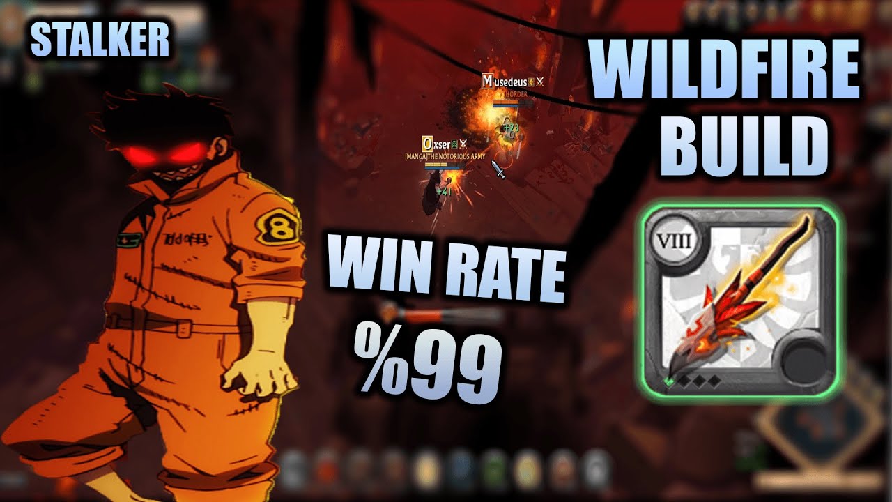 %99 WIN RATE !!! WILD FIRE BUILD ( Albion Online )
