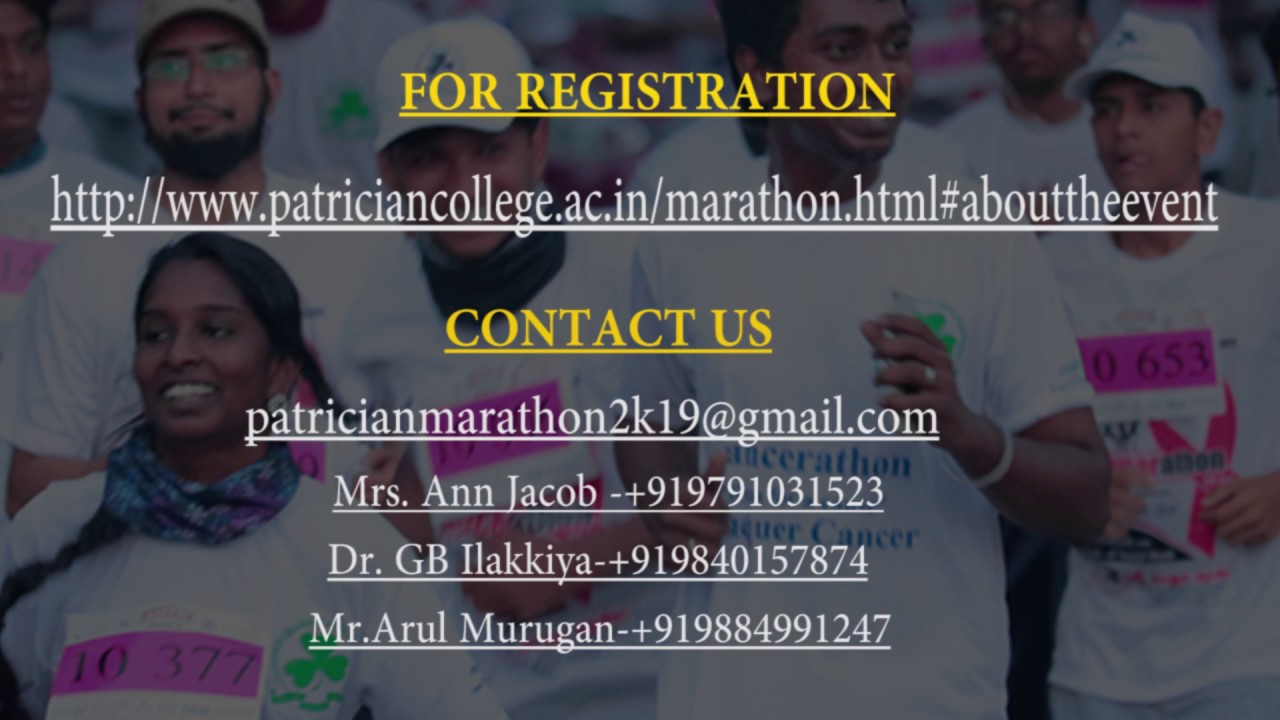 Patrician Marathon 2019- Run to save a life!