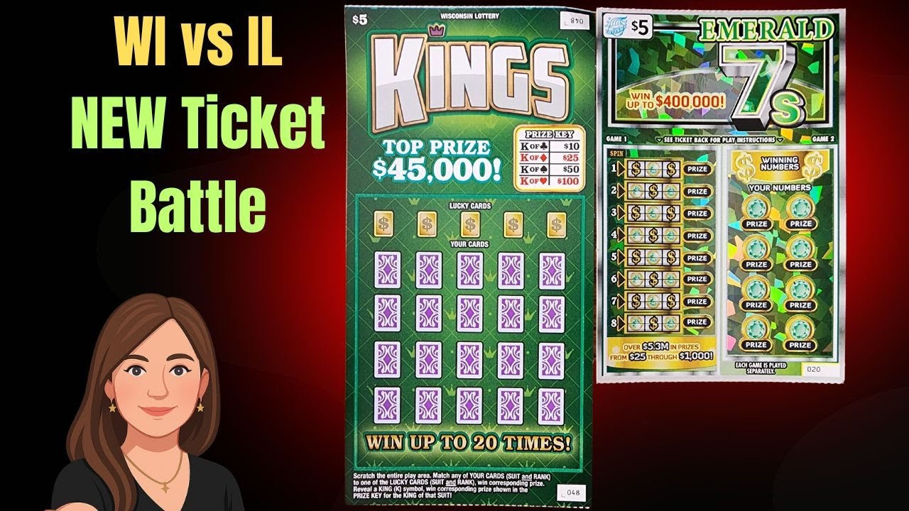 Illinois vs Wisconsin | New $5 Scratch Off Tickets | We Had to Test This!