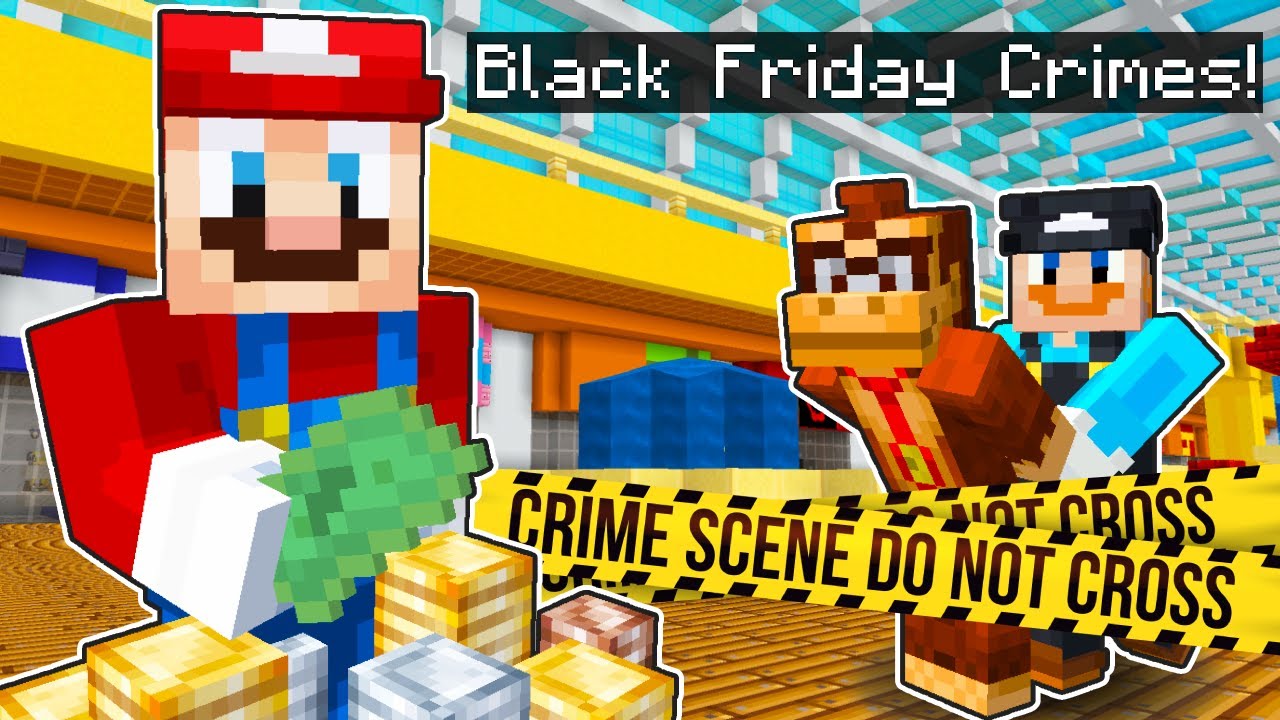 Can Mario Survive BLACK FRIDAY?!💵🚓Minecraft Super Mario [297]