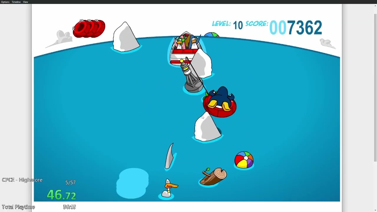 Club Penguin Hydro Hopper 26820 Score (Level 18)