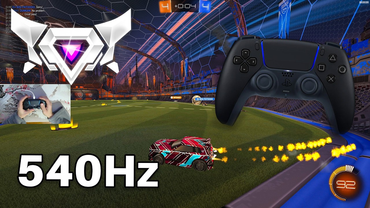 PS5 Controller ASMR 😴 Rocket League Ranked 🏆 Satisfying 360 FPS 4K