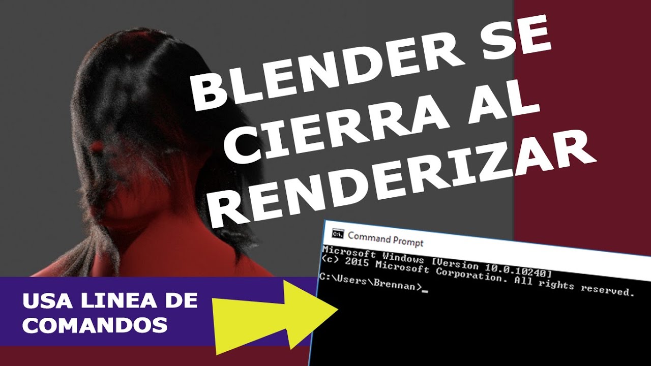 Blender se cierra al Renderizar / Solucionalo usando línea de comandos :0