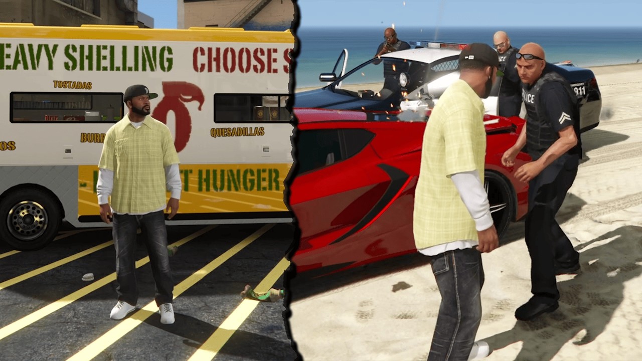 JADI PENJUAL TACO TAPI GA JELAS - GTA 5 MOD INDONESIA