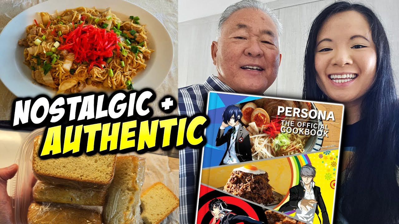 Trying the Persona Cookbook with my Dad! (5 Recipes, Tips/suggestions & childhood memories to share)