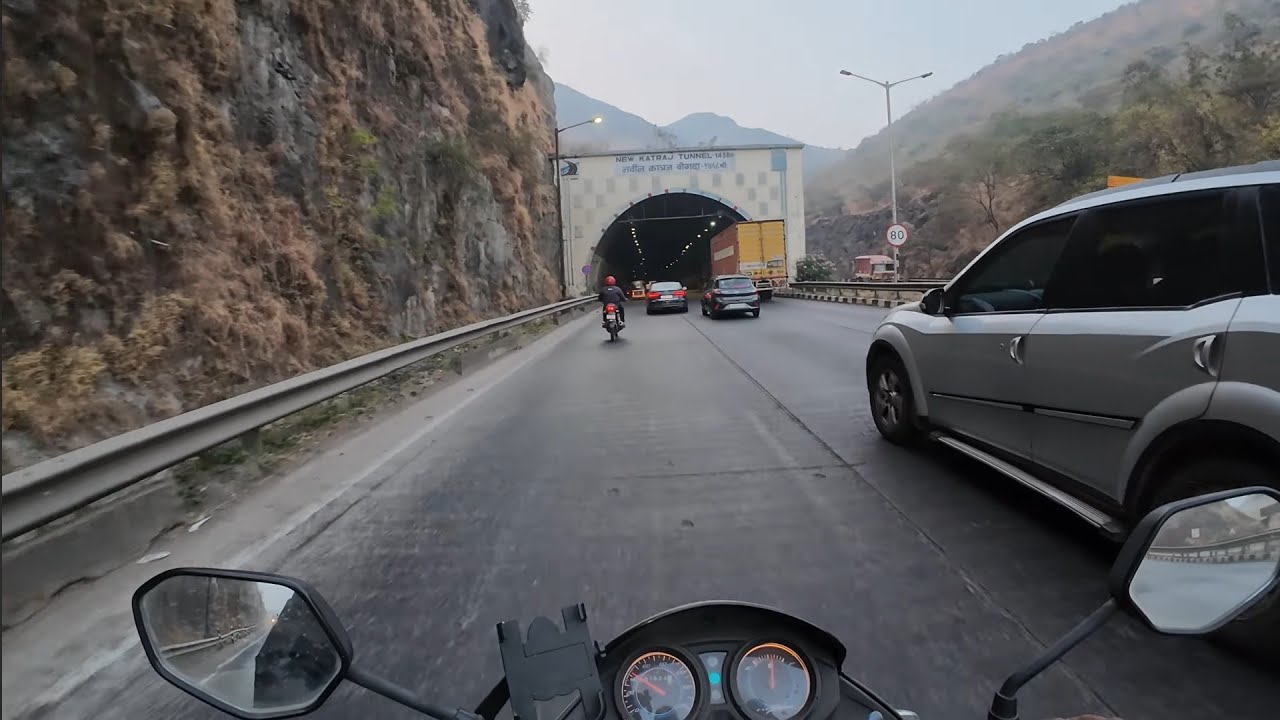 New Katraj Tunnel via Navale Bridge | Pune - Bangalore Highway (NH4) POV Ride in 4K
