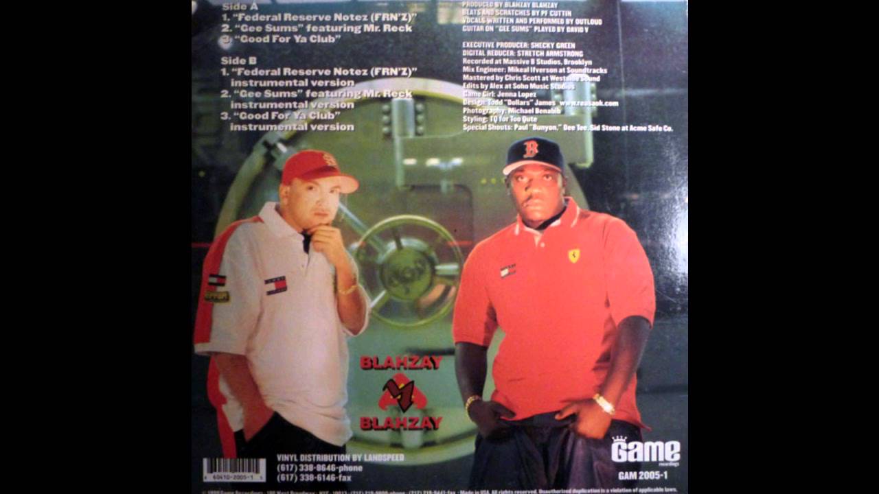Blahzay Blahzay - Gee Sums feat. Mr. Rock