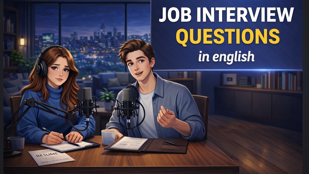 Job Interview Questions and Answers in English | Interview Tips for English Learners
