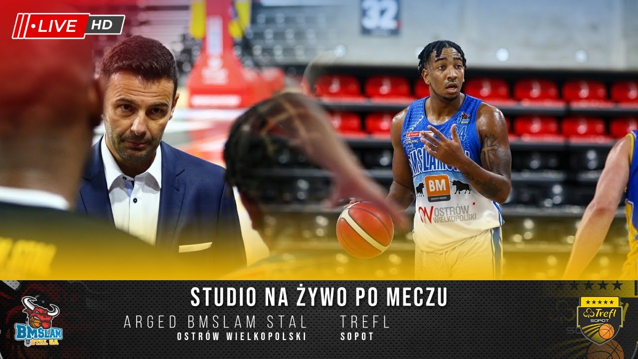 Studio na żywo po meczu ARGED BMSLAM Stal - TREFL Sopot