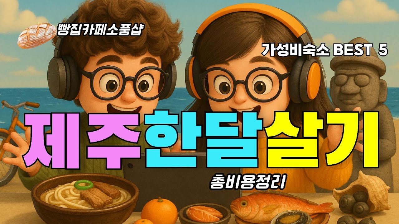 제주한달살기의 모든 것 (총비용, 준비물, 숙소, 맛집까지!) 탈탈 털었어요