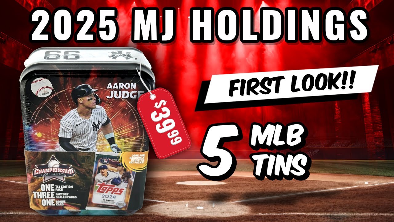 🚨НЕДООЦЕНЕНЫ!?!🚨КОЛЛЕКЦИЯ ЧЕМПИОНАТСКИХ БЕЙСБОЛЬНЫХ КАРТОЧЕК MLB 2025 MJ HOLDINGS