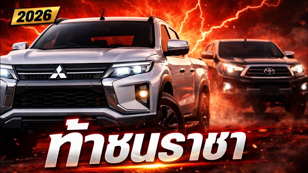 🚨 สะเทือนตลาดกระบะ! Mitsubishi Triton 2026 กล้าท้าชน Toyota Hilux ล้มแชมป์ได้จริงไหม?