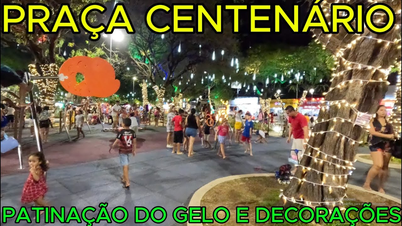 PRAÇA CENTENÁRIO - Patinação no Gelo | Decorações | Maceió - AL | 4K UHD