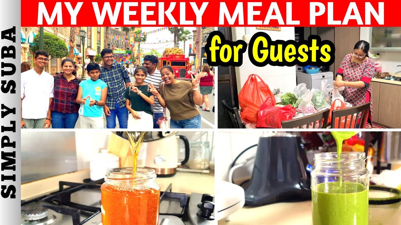 Pre-preparations before guests arrival | விருந்தினர் வந்தாலும் TENSION FREE | Meal plan tamil vlog