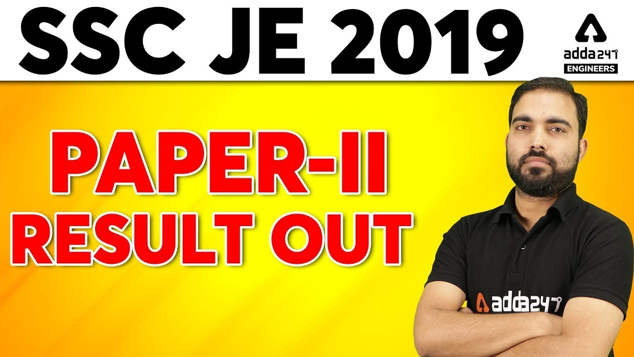 SSCJE 2019 Result out ! | Jane  Cut-off kitna gaya
