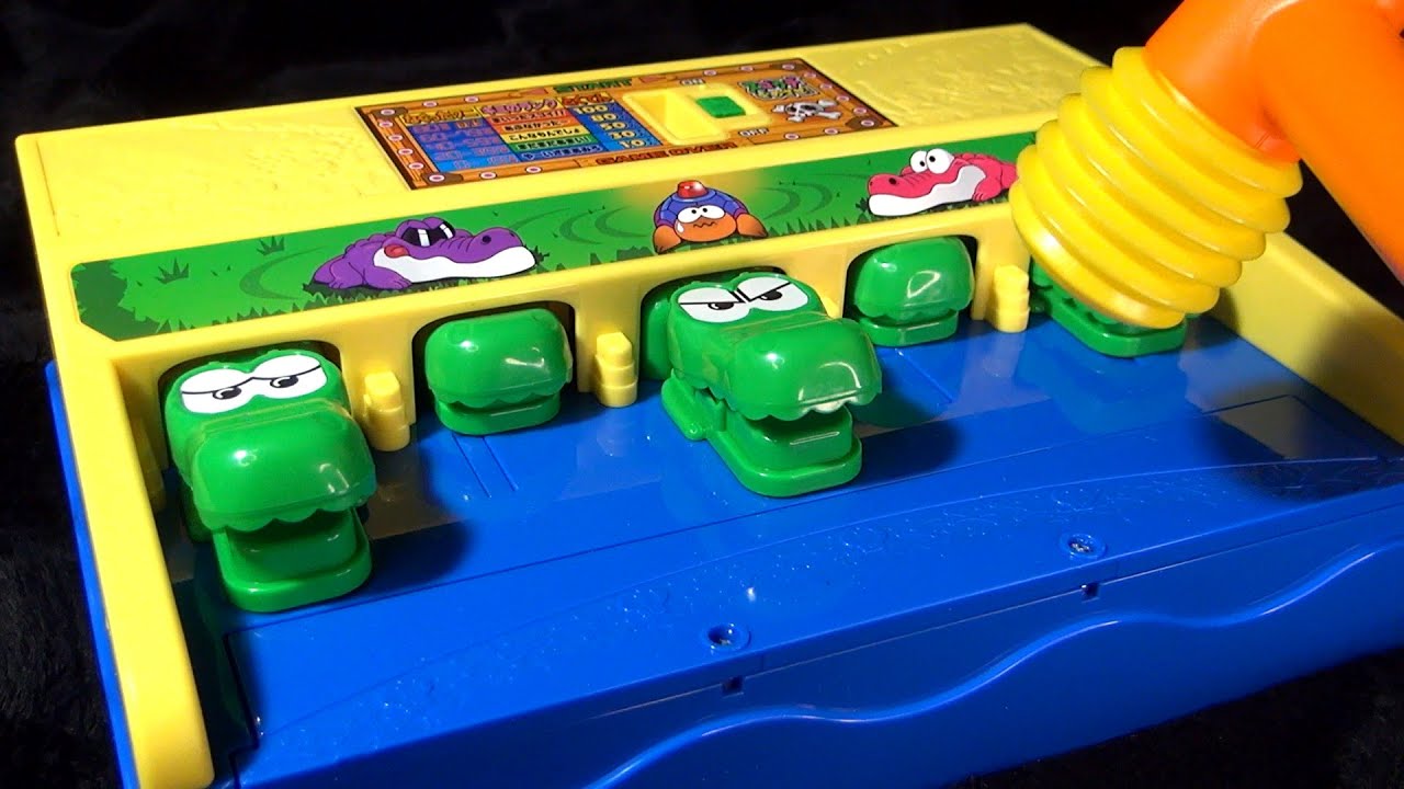 【電動トイ】バンダイ おうちでワイワイ ワニワニパニック わに叩きゲーム 鰐 ハンマー bandai  Gator Panic game waniwani game 2024 ブラゼ