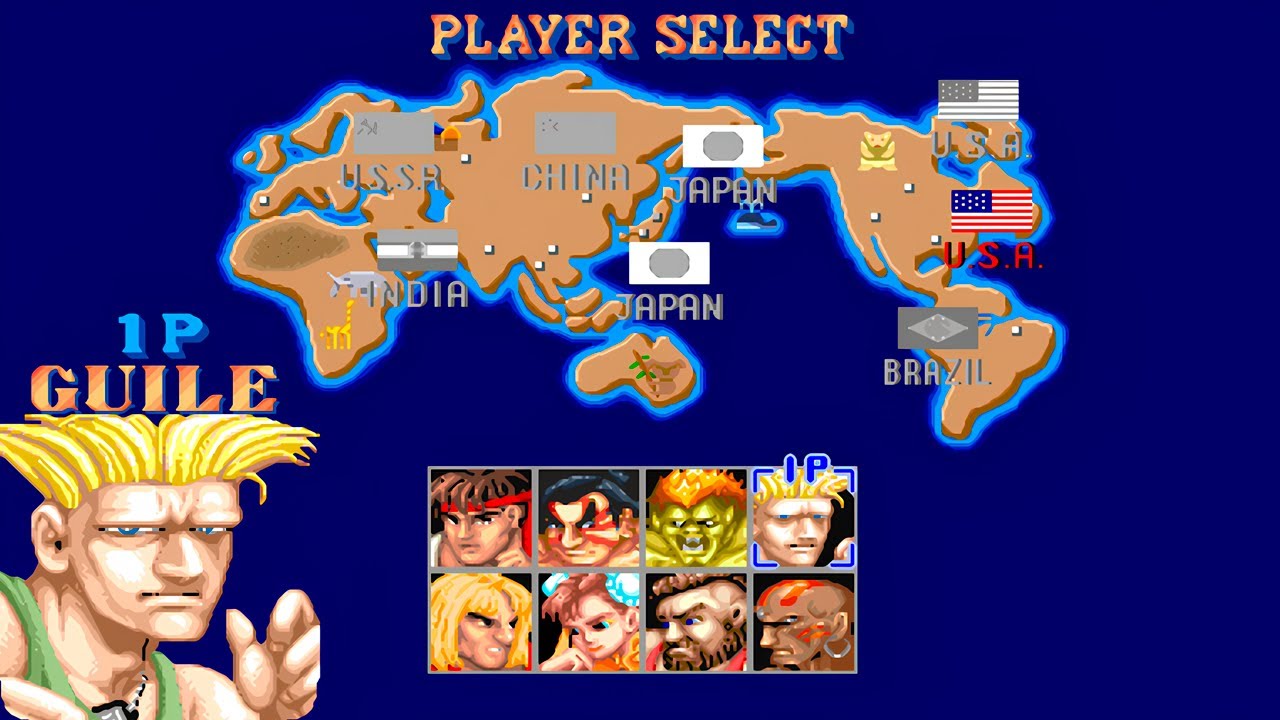 Street Fighter II The World Warrior: GUILE Gamegplay: 4K 60 FPS