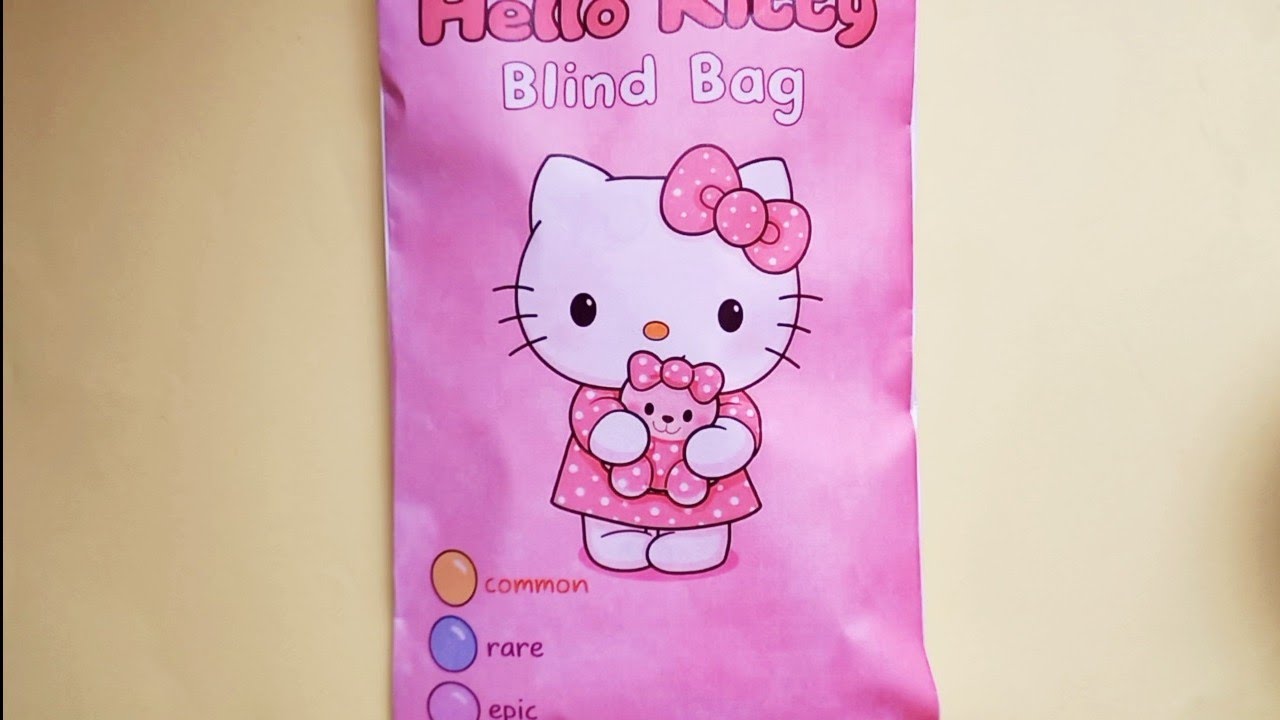 [🎀Paper DIY🎀]Hello kitty blind bag UNBOXING sanrio |ASMR 💌