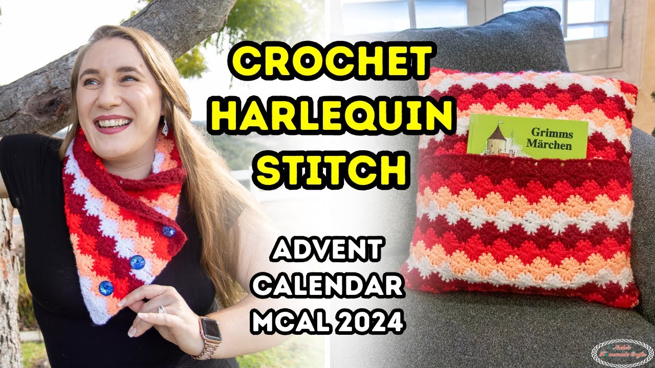 How to Crochet the Harlequin Stitch - Advent Calendar Mystery CAL 2024
