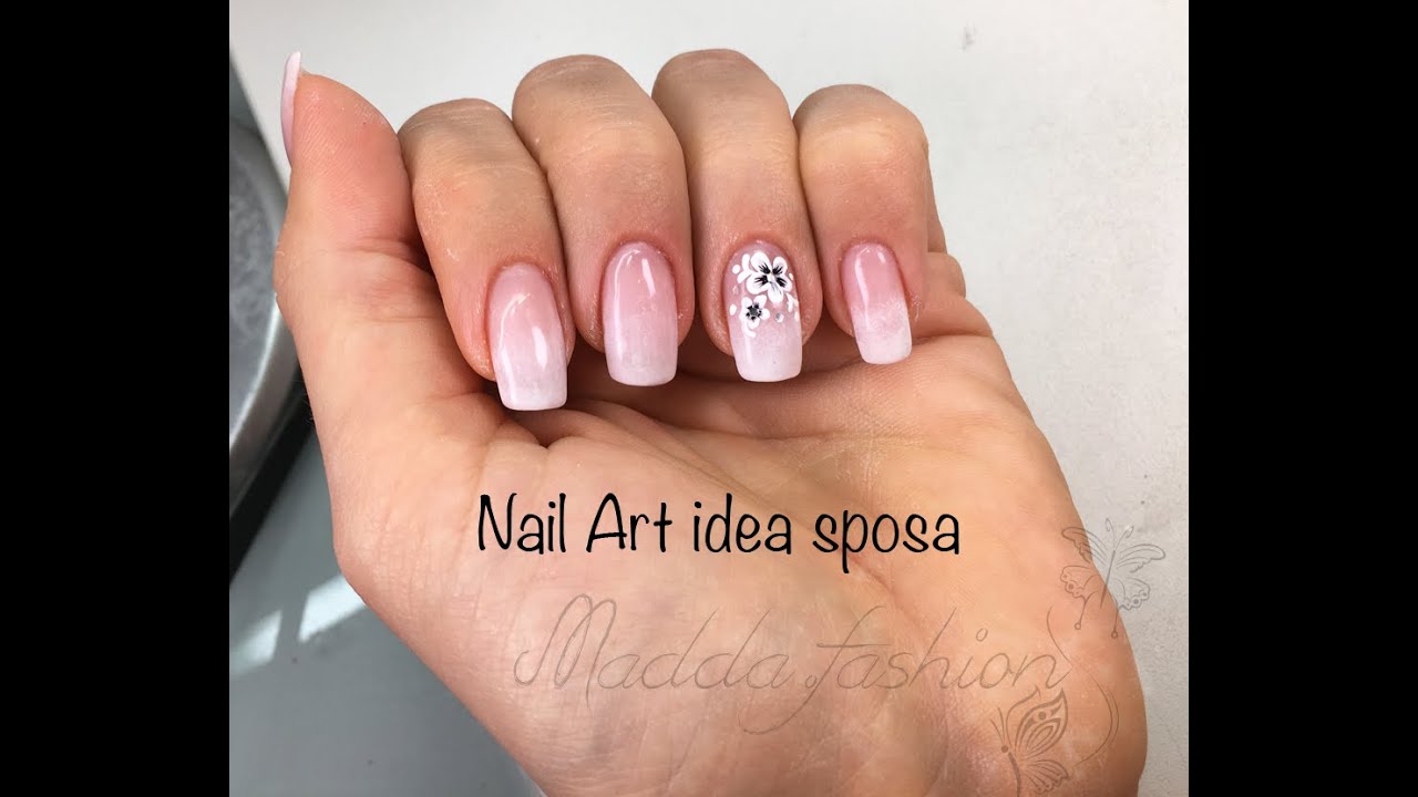 Nail art: sposa con struttura (Ricostruzione) | Madda.fashion