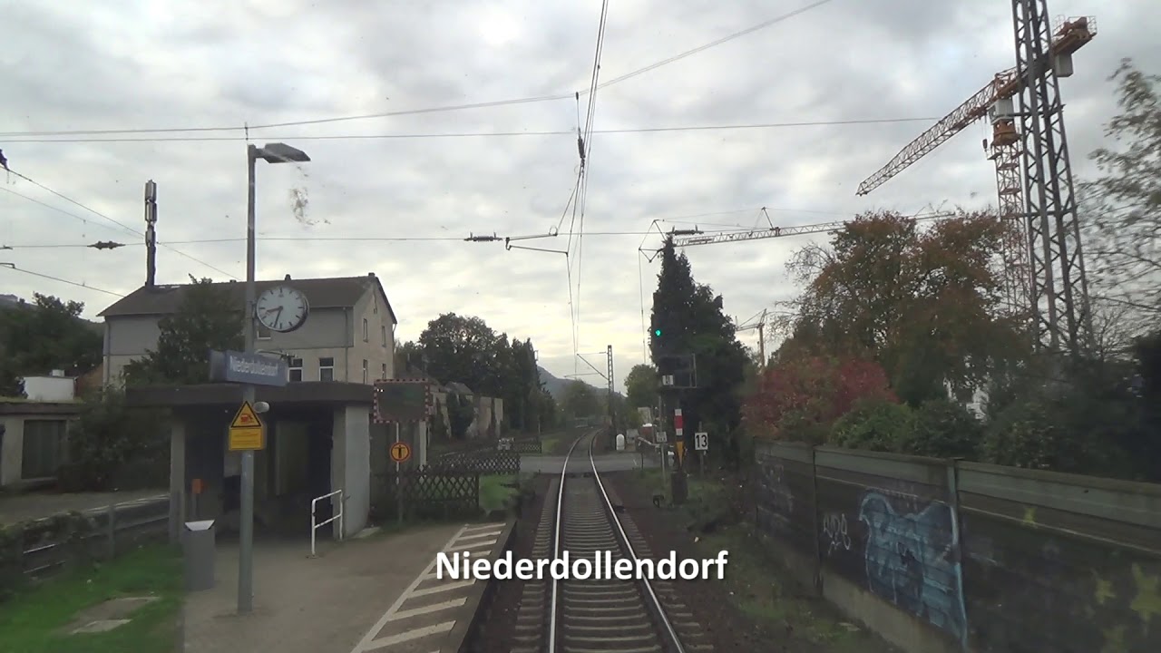 Führerstandsmitfahrt: Troisdorf - Koblenz - Rüdesheim