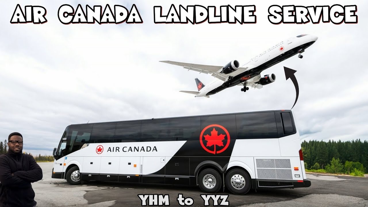 Full Review of Air Canada's Landline Bus Service & Plaza Premium Lounge Experience | YHM to YYZ