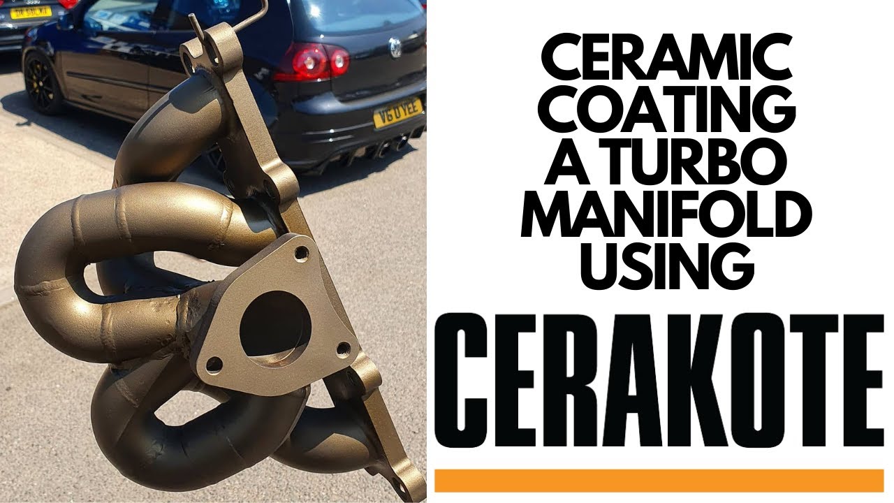 CERAMIC COATING A TURBO MANIFOLD WITH CERAKOTE C SERIES - BURNT BRONZE