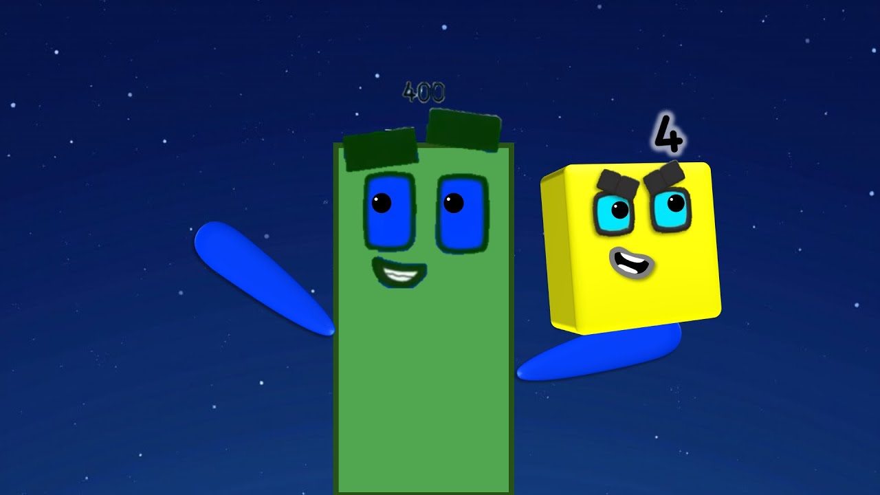 Numberblocks The Big One, но это Cartoonblocks от 4