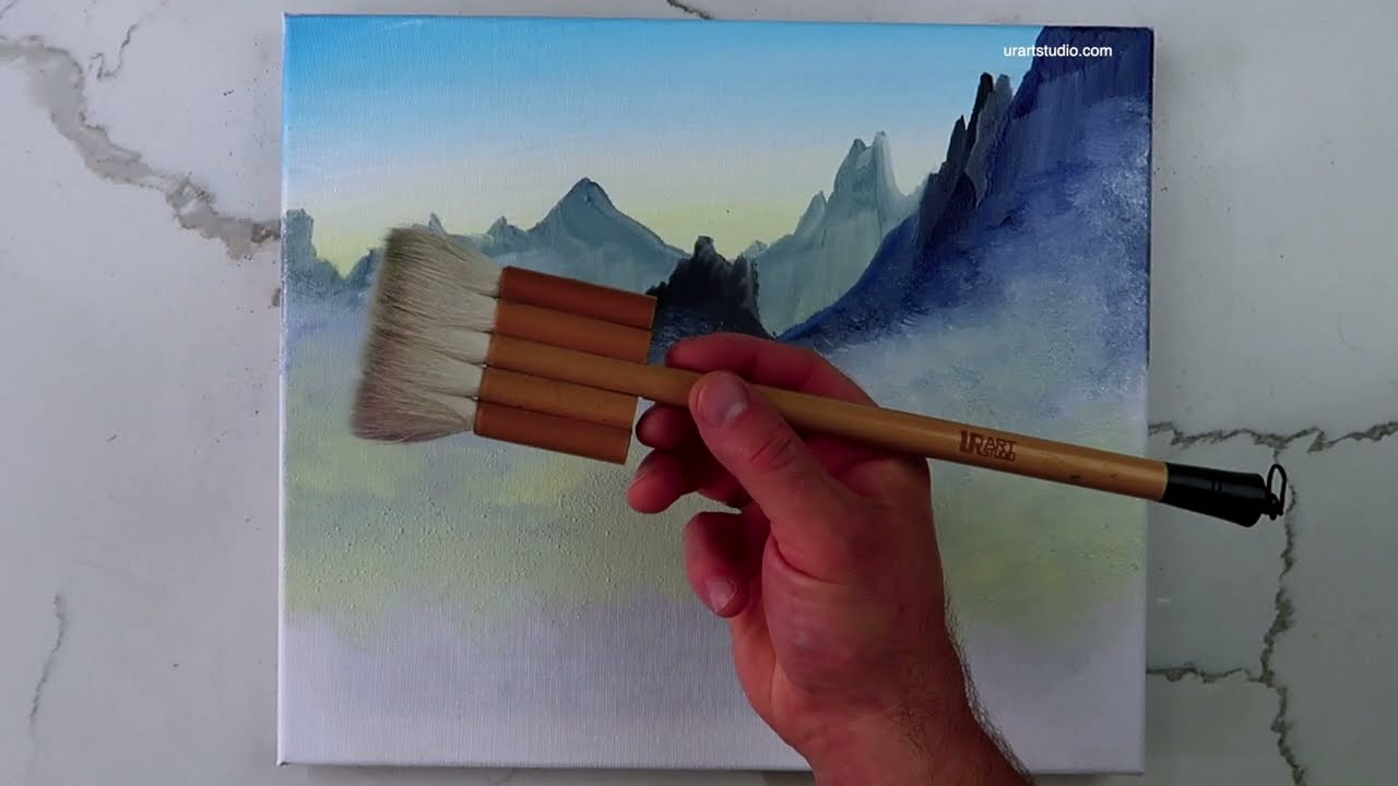 Rising Sun | Landscape Painting | Acrylics