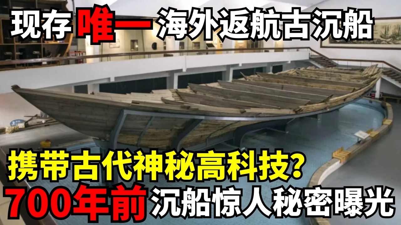 现存唯一的海外返航古沉船! 携带古代神秘高科技? 700多年前南宋沉船背后惊人秘密曝光轰动考古界｜水下考古 #沉船 #考古